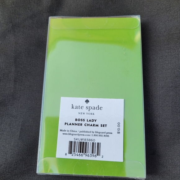 KATE SPADE boss lady planner charm set NWT - Picture 2 of 2